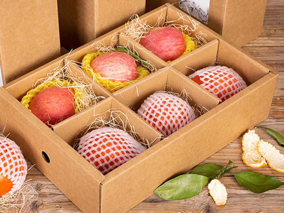 抽屜盒和天地蓋盒型的水果包裝瓦楞紙盒